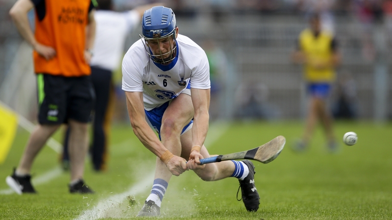 Austin Gleeson takes a sideline cut against Clare