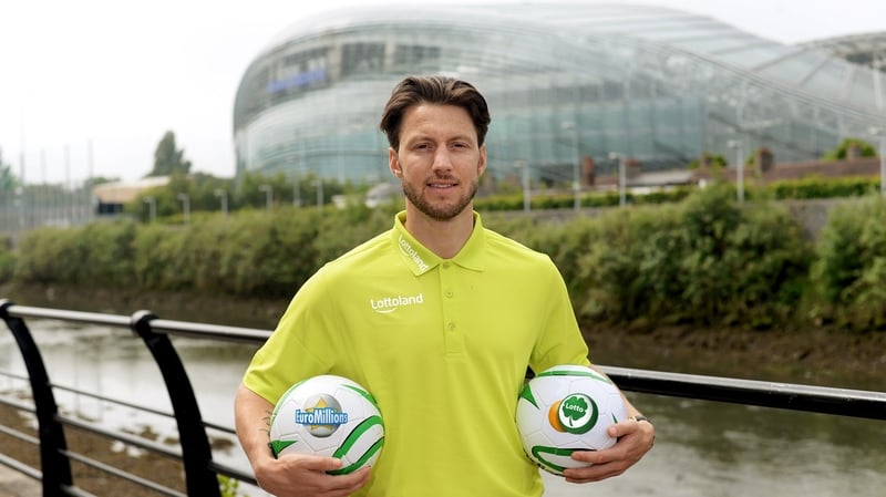 Arter pictured with the Aviva Stadium in the background