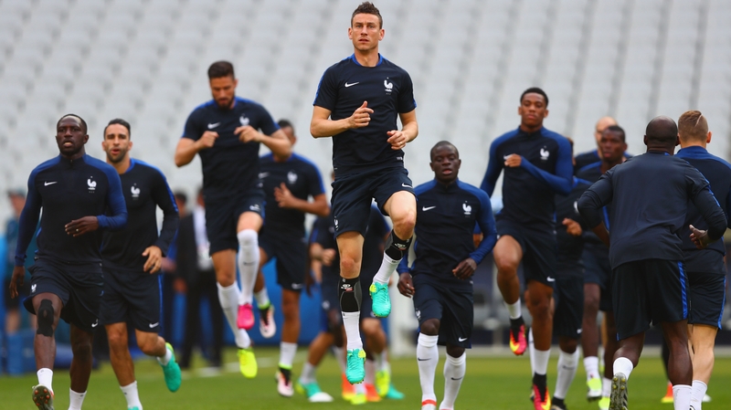 Laurent Koscielny (C) played 51 times for France
