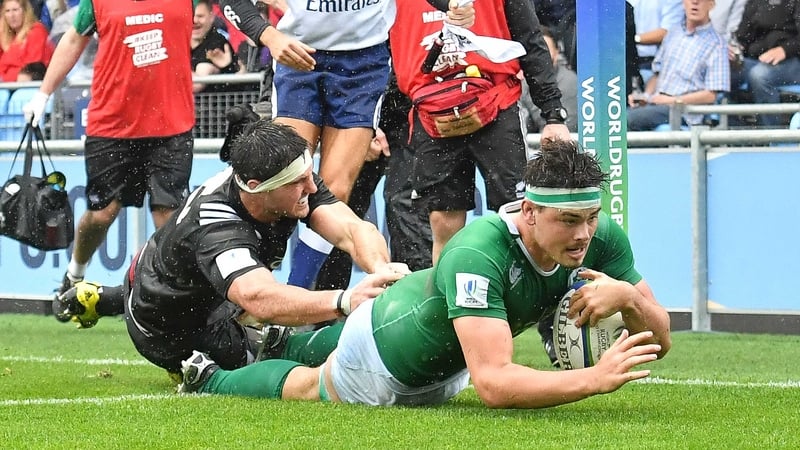 Max Deegan touches down