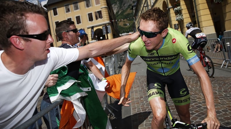 Dan Martin finsiheed strongly in