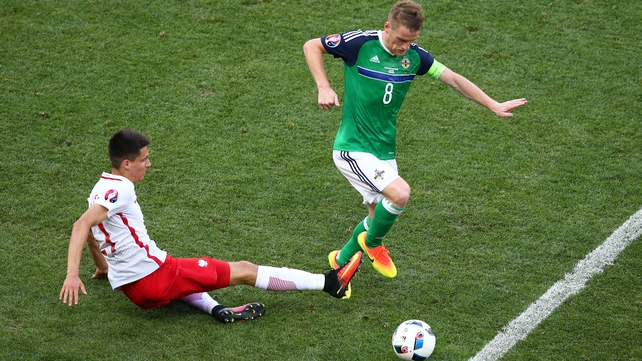 Steven Davis led the way once again but Poland were getting the better of the play