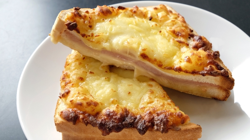 Delicious croque monsieur