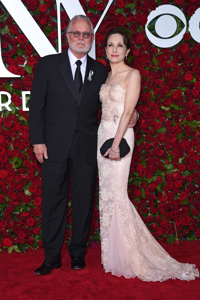 Chris Calkins (L) and Bebe Neuwirth