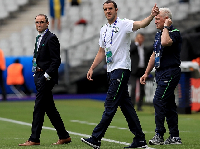 The gaffer surveys the arena before battle begins...