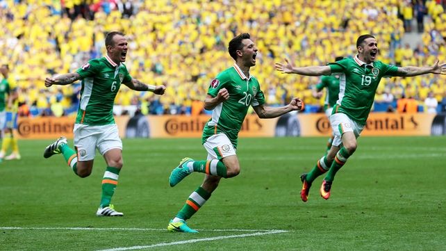 Wes Hoolahan put Ireland in in the 48th-minute