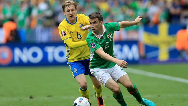Seamus Coleman set up Ireland's goal