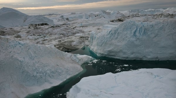 The high temperatures have led to very early melting of Arctic sea ice and the Greenland ice sheet
