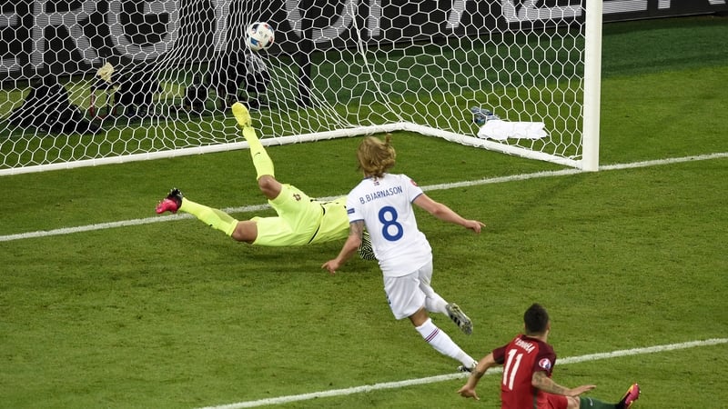 Birkir Bjarnason slotted home the Icelandic leveller