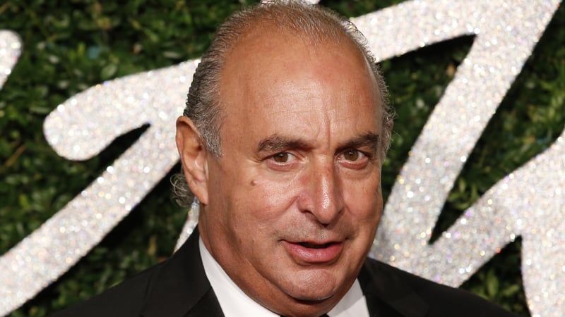 Philip Green owns the collapsed Arcadia fashion empire