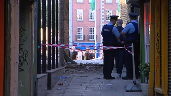 Two people were injured in the incident