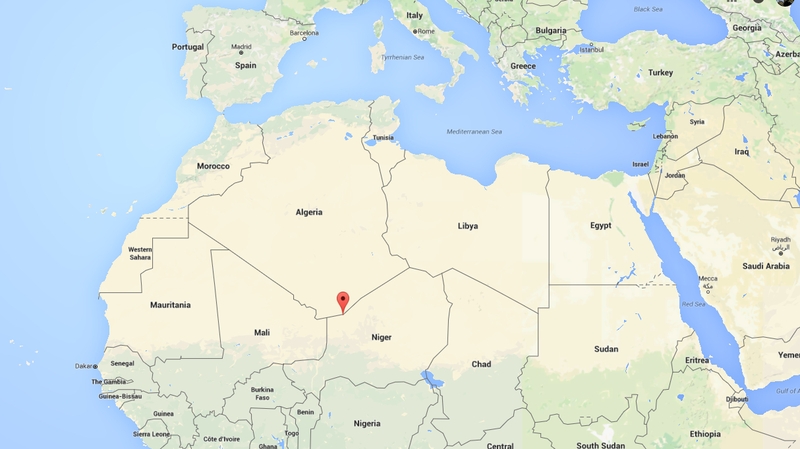 The bodies were found near the border post of Assamaka (Pic: Google Maps)