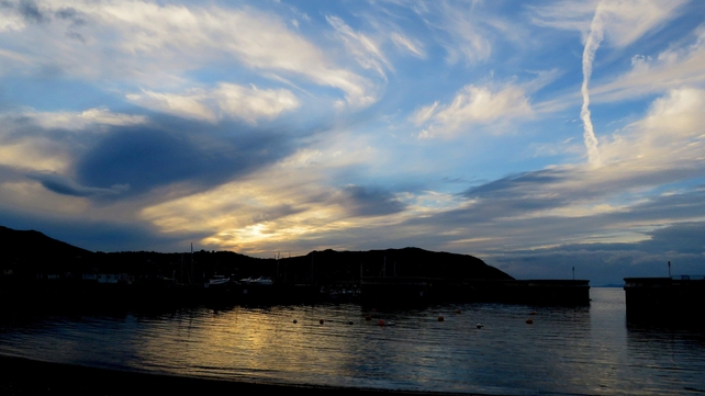 Sunset over Greystones (Pic: Brian Keeley)