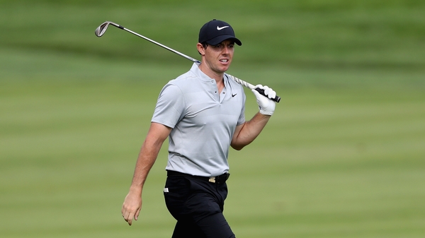Rory McIlroy was able to nip off to the clubhouse to watch Northern Ireland beat Ukraine
