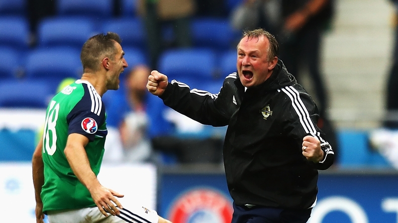 O'Neill (R) was overjoyed by his side's performance