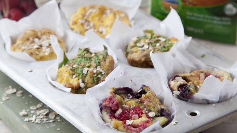 Oaty Egg Muffins