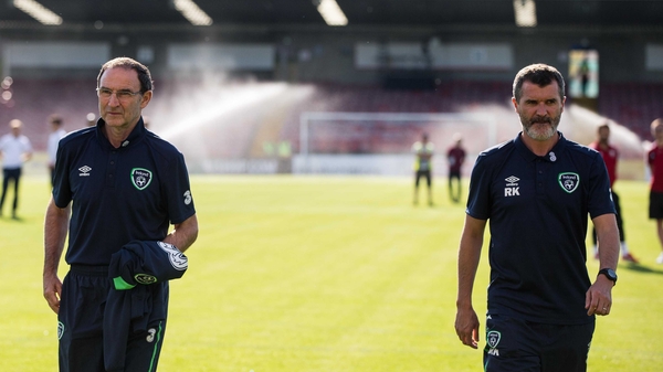 Martin O'Neill and Roy Keane