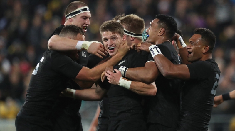Beauden Barrett came off the bench to inspire the All Blacks