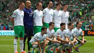 Stephen Ward was the only change in the Ireland starting line-up