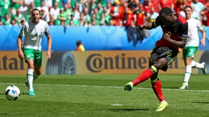 Ireland got caught hopelessly short at the back for Lukaku's second and Belgium's third