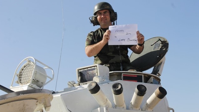 Pte Darren Buckley: "Happy Father’s Day, Dad."