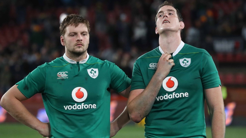 A dejected, and exhausted, Iain Henderson and Devin Toner following the second Test