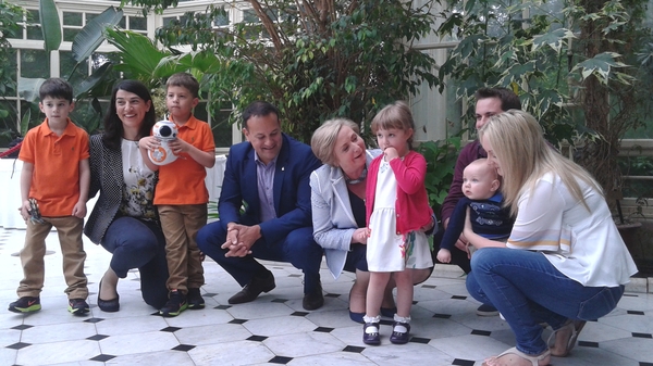 Leo Varadkar and Frances Fitzgerald made the announcement at Farmleigh House in Dublin