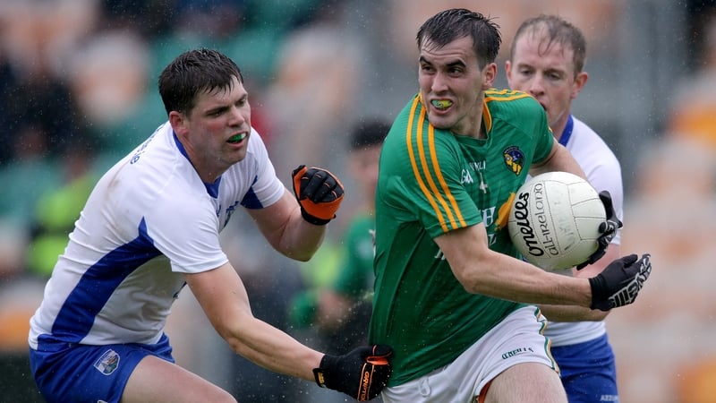 Paddy Maguire is tackled by Patrick Hurney