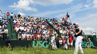 Shane Lowry finished in a tie for second place after a 76
