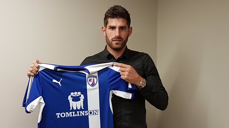 The former Welsh international has signed for Chesterfield