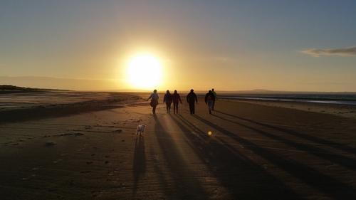 Sunset stroll on Beale Beach in Co Kerry (Pic: Monica Dillane)