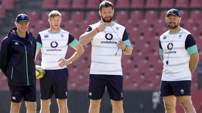 Greg Feek (R) believes Ireland are in good shape