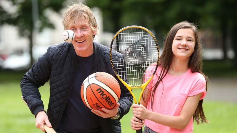 Hector, pictured here with Rosie O’Neill, is back on the airwaves and preaching a healthy gospel
