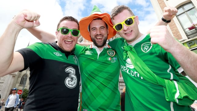 Great colour co-ordination from the lads