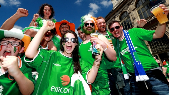 ... stand up for the Boys in Green