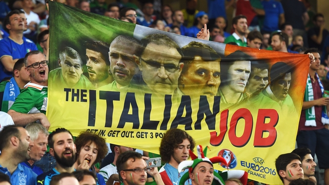 ... and the fans' banner game was strong