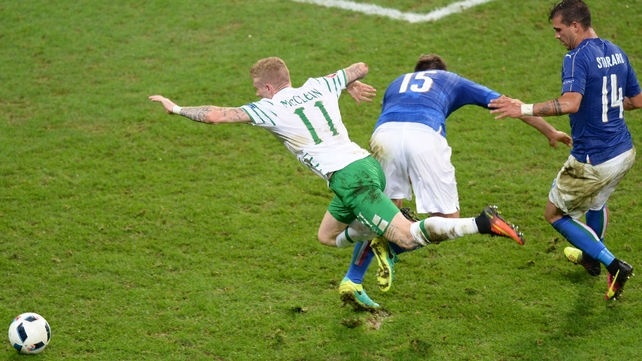Ireland were the better team but looked to be out of luck...