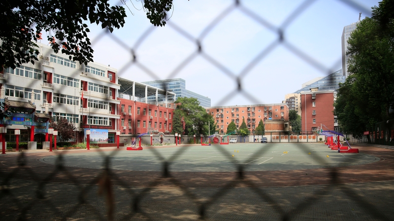 The government is investigating how school running tracks were constructed