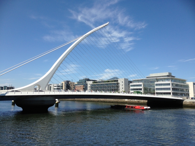 Samuel Beckett Bridge Dublin (Pic: Betty Dwyer)
