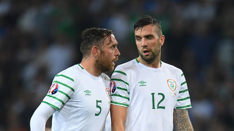 Richard Keogh and Shane Duffy will now be looking to start against the French