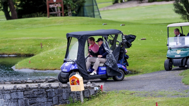 Mr Biden took the wheel (with the Secret Service in close pursuit) at Castlebar GC.