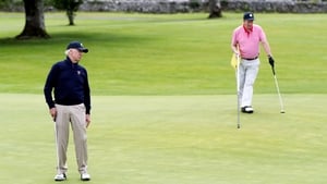 Mr Biden plays with a handicap of 6.3