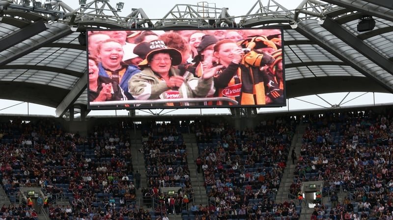 The big screen at the Davin Stand end of Croke Park will be used to show Ireland's Euro last-16 clash