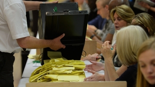 Counting begun once polls closed at 10pm
