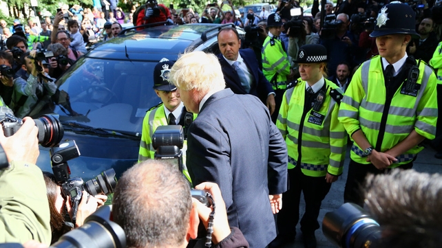 Mr Johnson is a possible contender to be Britain's next prime minister