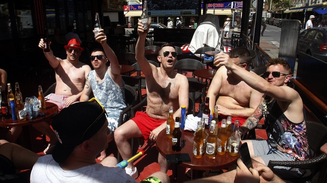 British tourists in Benidorm react to the news of Britain's exit from the EU
