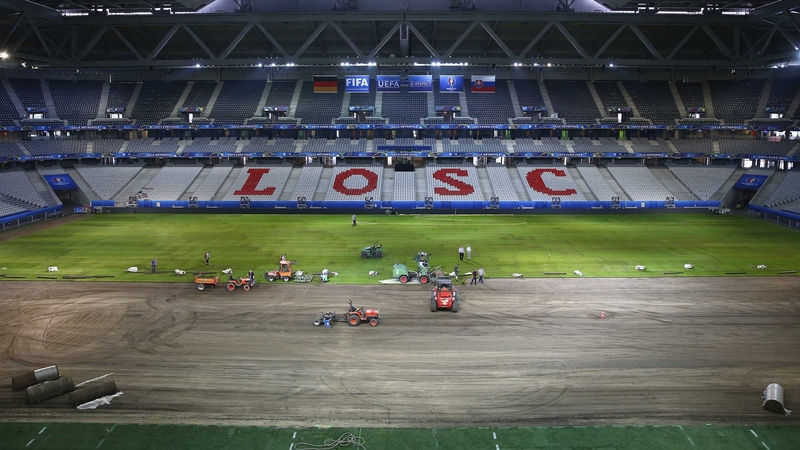 Lille's Pierre Mauroy stadium is a hub of activity