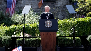 In his speech at Dublin Castle, Joe Biden said he the US wanted to keep growing economic ties with the European Union