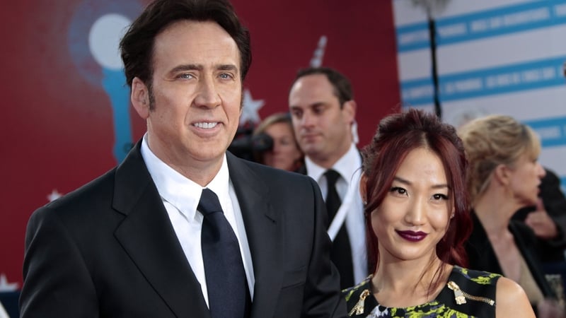 Nicolas Cage and Alice Kim