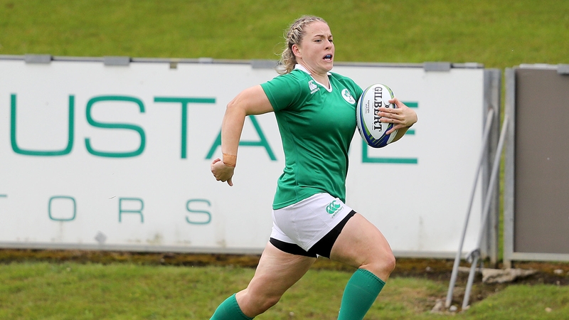 Ireland lost Niamh Briggs to injury early in the game against Tunisia